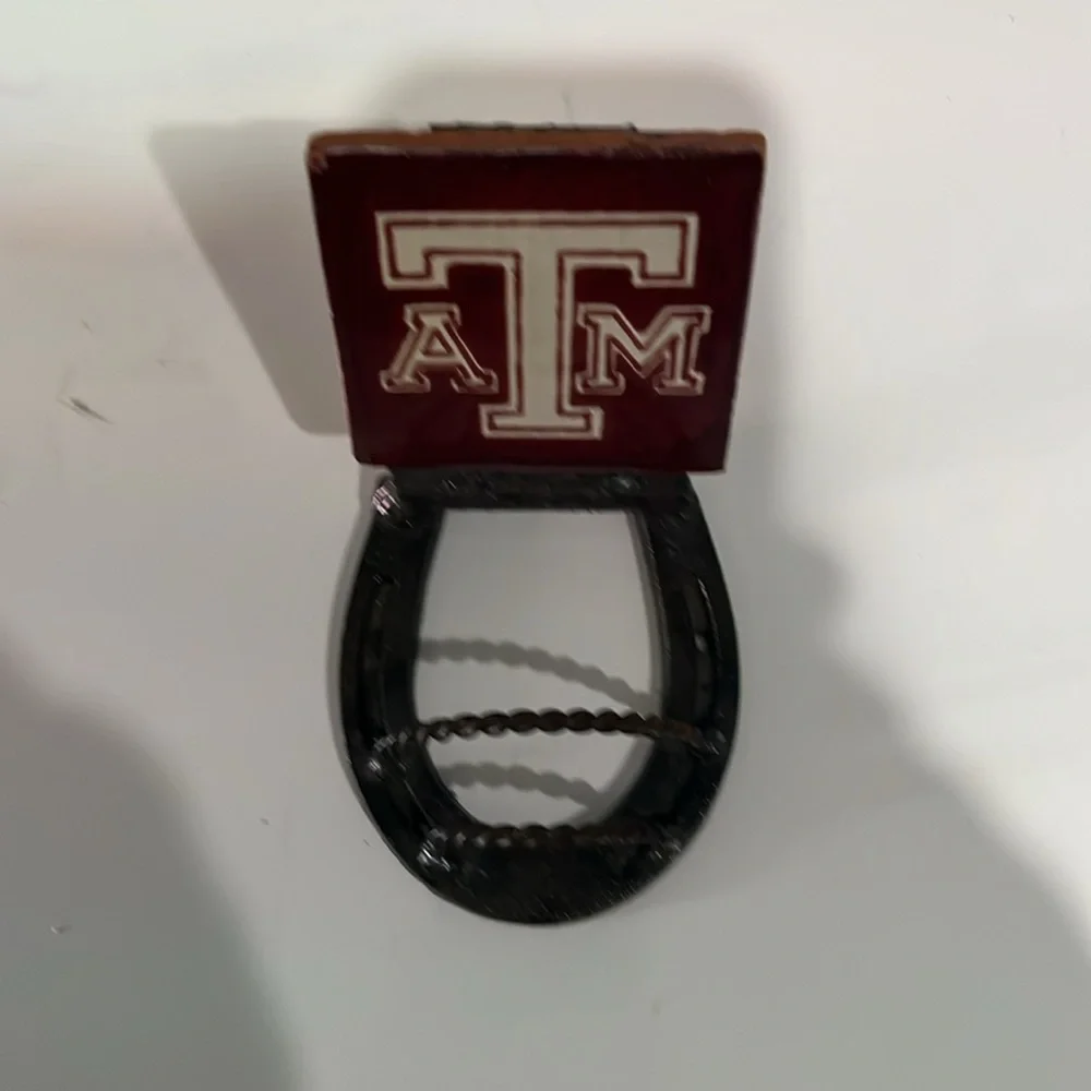 TEXAS A&M  Metal Business Card Holder. - Picture 6 of 9
